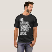 Dad Husband Biomedical engineer Legend T-shirt (Voorkant volledig)