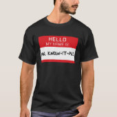 Dad Husband Brother Mr Know It All T-shirt (Voorkant)