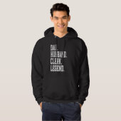 Dad Husband Clinical psychologist Legend Hoodie (Voorkant volledig)