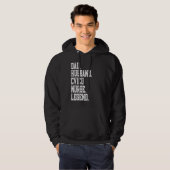 Dad Husband Cvicu Nurse Legend Hoodie (Voorkant volledig)