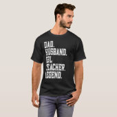 Dad Husband ESL Teacher Legend T-shirt (Voorkant volledig)