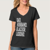Dad Husband Glazier Legend T-shirt (Voorkant)