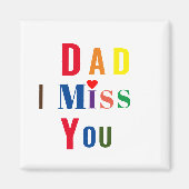 DAD I MIST JOU MAGNEET (Voorkant)