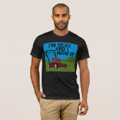 DAD - I'M SEXY AND I MOW IT FUNNY T-SHIRT (Voorkant volledig)