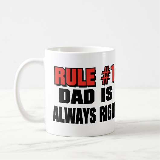 DAD IS ALTIJD JUIST! KOFFIEMOK (Links)