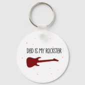 Dad is my rockstar sleutelhanger (Voorkant)