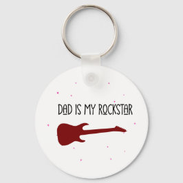 Dad is my rockstar sleutelhanger