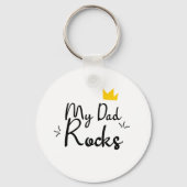 Dad is my rockstar sleutelhanger (Achterkant)