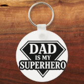 Dad is my superhero sleutelhanger (Voorkant)