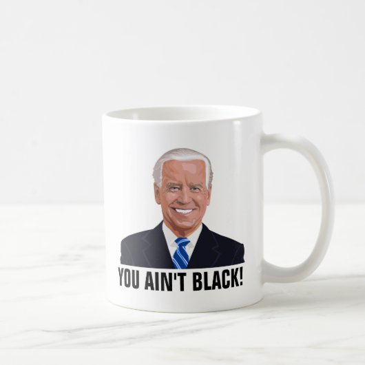 DAD JOE BIDEN JE BENT NIET ZWART! COFFEE MUGS KOFFIEMOK (Rechts)