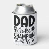 Dad Joke Champion | Grappig cadeau voor Vaderdag Blikjeskoeler (Blikje Voorkant)