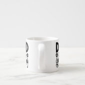 Dad Joke Champion | Grappig cadeau voor Vaderdag Espresso Kop (Achterkant)
