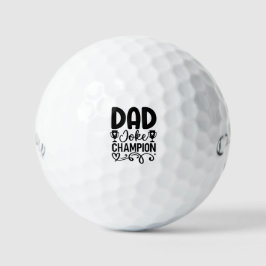 Dad Joke Champion | Grappig cadeau voor Vaderdag Golfballen