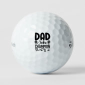 Dad Joke Champion | Grappig cadeau voor Vaderdag Golfballen (Voorkant)