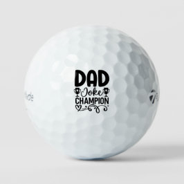 Dad Joke Champion | Grappig cadeau voor Vaderdag Golfballen