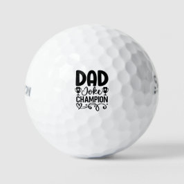 Dad Joke Champion | Grappig cadeau voor Vaderdag Golfballen