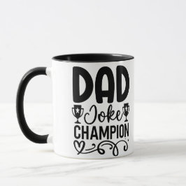 Dad Joke Champion | Grappig cadeau voor Vaderdag Mok