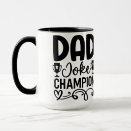 Dad Joke Champion | Grappig cadeau voor Vaderdag Mok