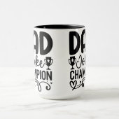 Dad Joke Champion | Grappig cadeau voor Vaderdag Mok (Midden)