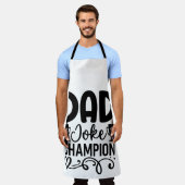 Dad Joke Champion | Grappig cadeau voor Vaderdag Schort (Gedragen)
