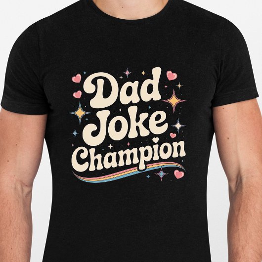 Dad Joke Champion - Grappig Tshirt voor Vaders
