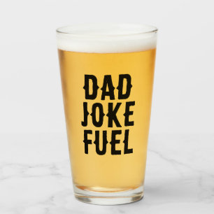 Dad Joke Fuel - Brooklyn Cool Gift voor vader Glas