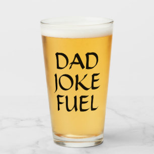 Dad Joke Fuel - Fantasy Script Gift voor Vader Glas