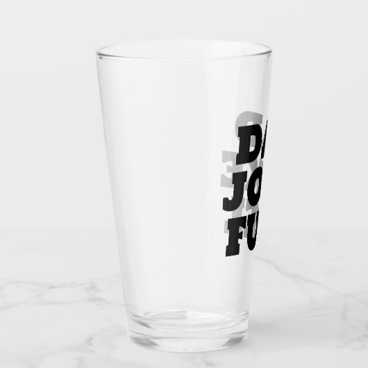 Dad Joke Fuel - Grappig cadeau voor vader Glas (Rechts)