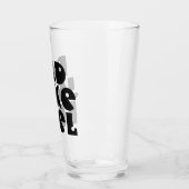 Dad Joke Fuel - Groovy Retro Gift voor Vader Glas (Links)