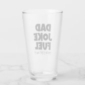 Dad Joke Fuel - Hindi Quote Custom Glas (Achterkant)