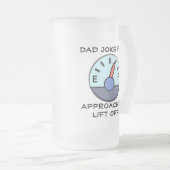 "Dad Joke Fuel"  Matglas Bierpul (Voorkant rechts)