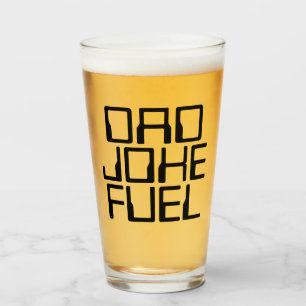 Dad Joke Fuel - Modern Tech Gift voor vader Glas
