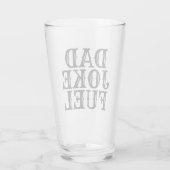 Dad Joke Fuel - Rustiek Western cadeau voor vader Glas (Achterkant)