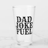 Dad Joke Fuel - Rustiek Western cadeau voor vader Glas (Voorkant)