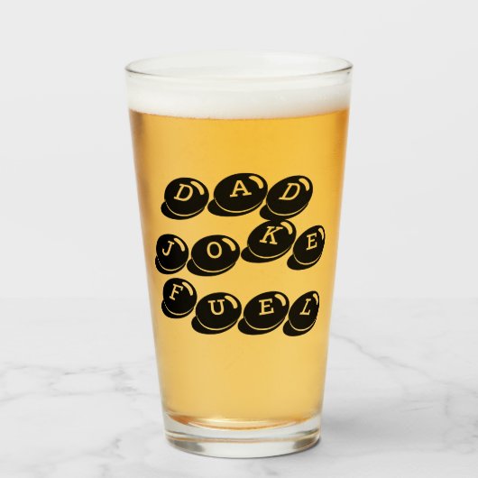 Dad Joke Fuel - Snoep Grappig Cadeau voor Vader Glas (Voorkant gevuld)
