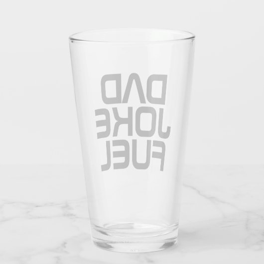 Dad Joke Fuel - Tech Edition Gift voor vader Glas (Achterkant)