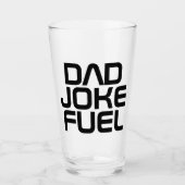 Dad Joke Fuel - Tech Edition Gift voor vader Glas (Voorkant)