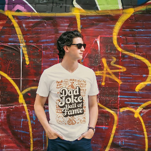 Dad Joke Hall of Fame Retro stijl T-shirt
