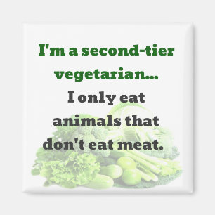 DAD JOKE: Ik ben een tweedeling Vegetarian, ik all Magneet