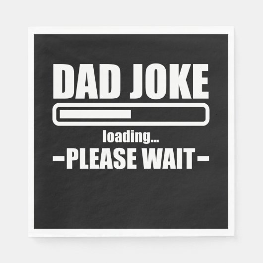 Dad Joke Loading Funny Father Grandpa Daddy Father Servet (Voorkant)