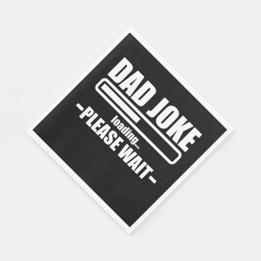 Dad Joke Loading Funny Father Grandpa Daddy Father Servet (Hoek)