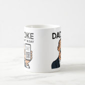 Dad Joke Mug with Daily QR Code – Endless Dad Joke Koffiemok (Center)
