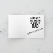 Dad Joke Vaderdag Kaart - A Salt & Battery (Binnen)