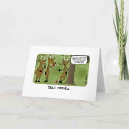 Dad Joke Vaderdag Kaart - Deer Friends