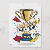Dad Jokes Hall of Fame - Vaderdag Kaart (Voorkant)