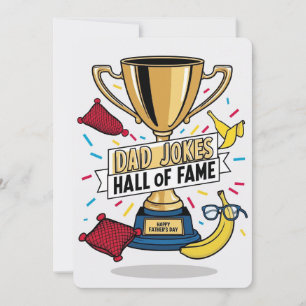 Dad Jokes Hall of Fame - Vaderdag Kaart