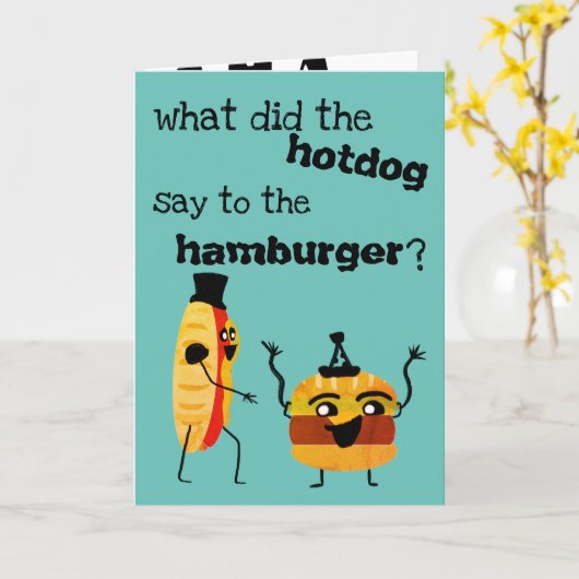 Dad Jokes Kaart (Gele Bloem)