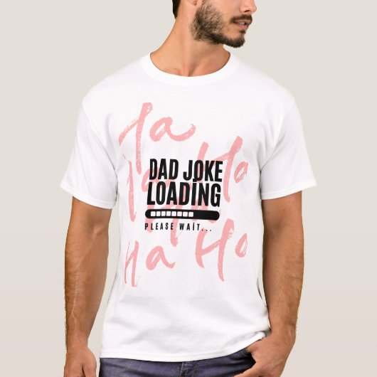 Dad Jokes - Lach hardop met klassieke Humor T-shirt (Voorkant)