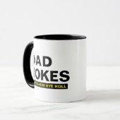 Dad Jokes Mug Funny Slogan Humor Gift Mok (Voorkant links)
