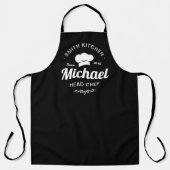 Dad & Kid Christmas Chef Apron Set Schort (Voorkant)
